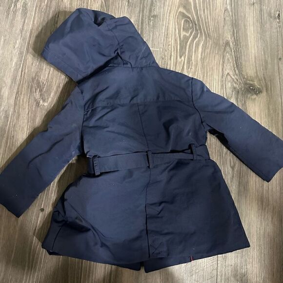 Zara girl navy blue button up jacket size 12-18 months - Picture 2 of 4